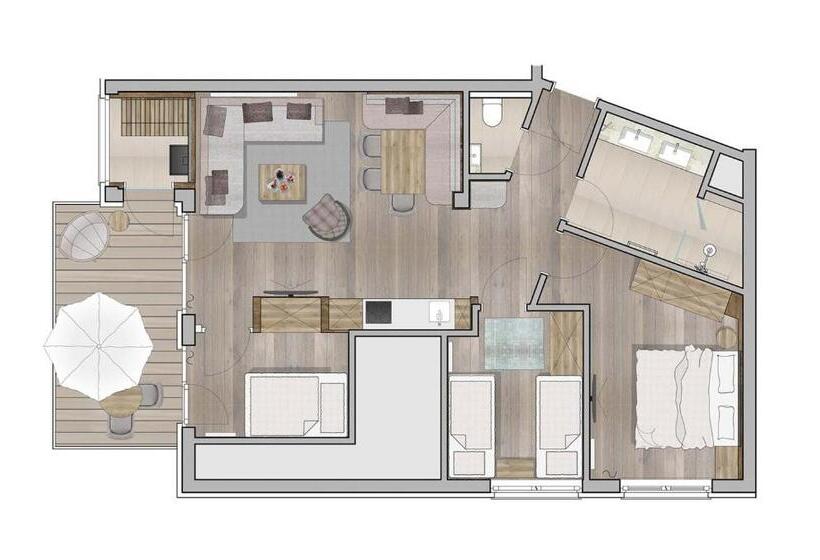 Апартаменты 3 Спальни, Private Homes Alpin Spa Apartments