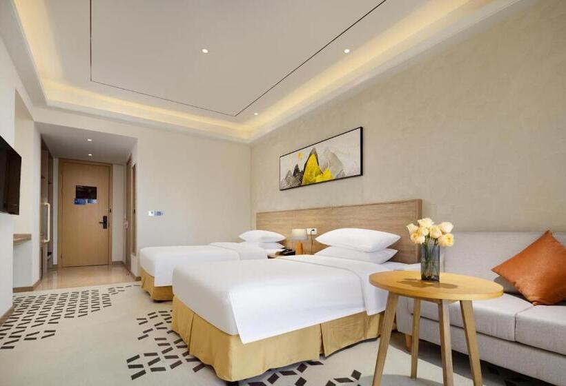 标准间带湖景, Q Box Ningbo Hangzhou Bay