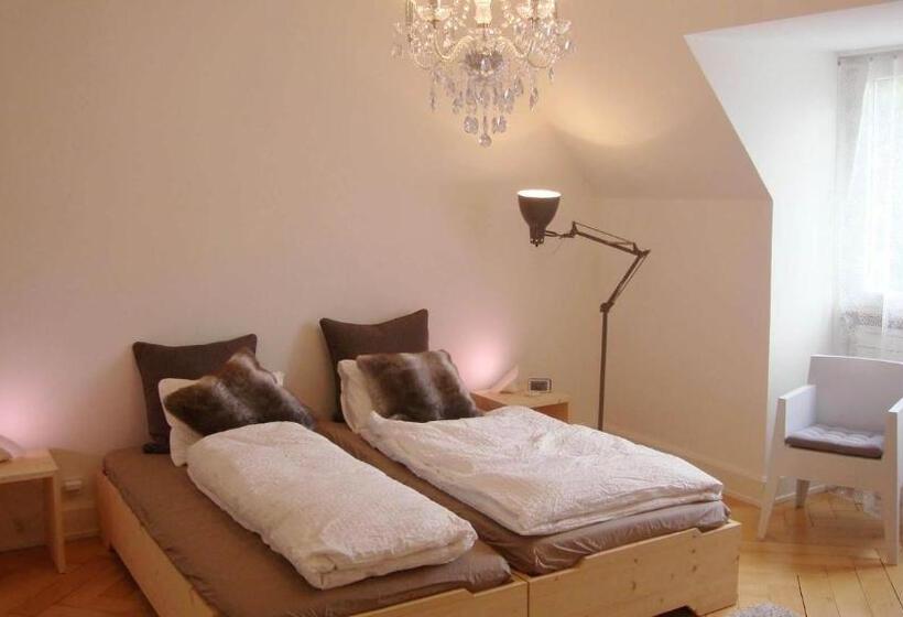 غرفة قياسية حمام مشترك, B&b Laupenring, Basel
