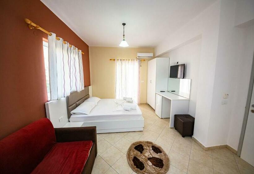 اتاق استاندارد با چشم‌انداز دریا, Ideal Aparthotel Saranda