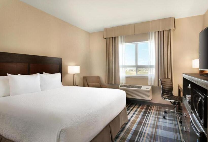 キングサイズベッドのスタンダードルーム, Fairfield Inn & Suites By Marriott Airdrie