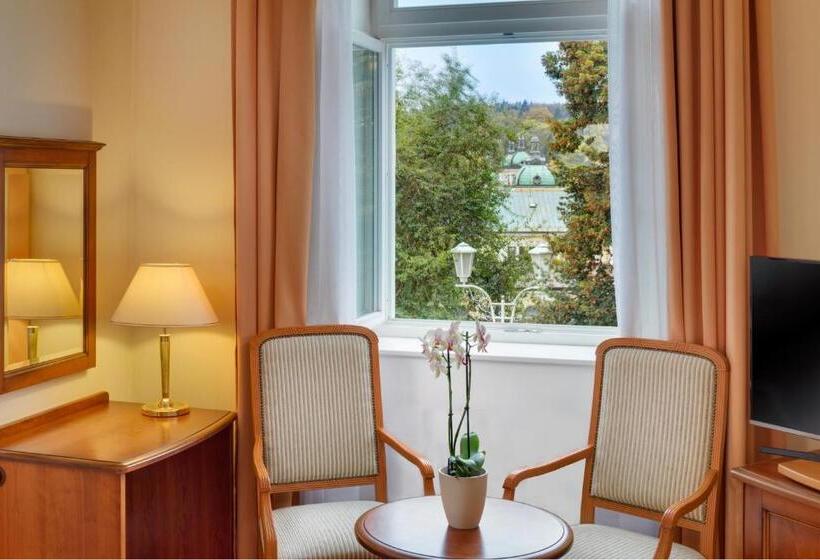庭の見えるシングルルーム, Ensana Centrální Lázně   Maria Spa