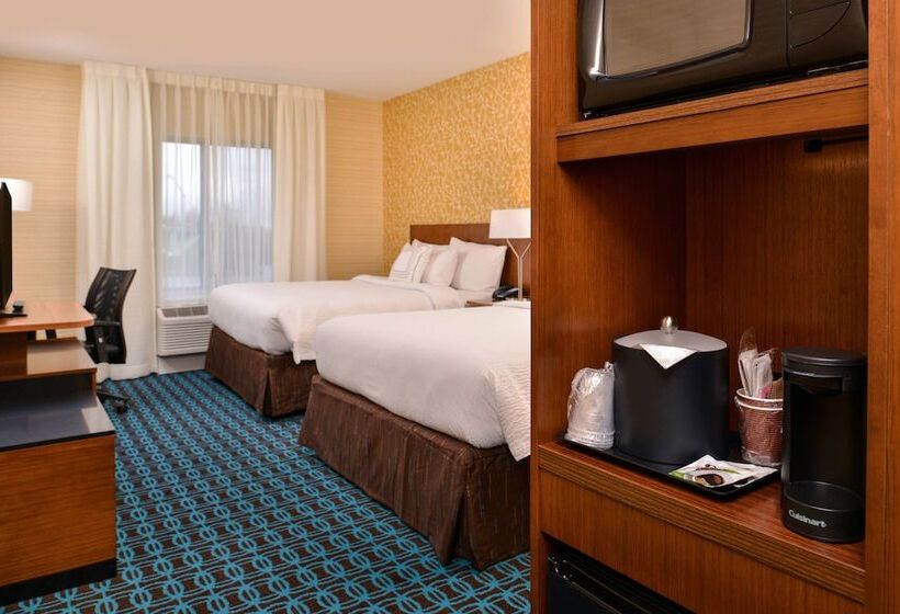חדר סטנדרט שתי מיטות זוגיות, Fairfield Inn & Suites By Marriott Eugene East/springfield