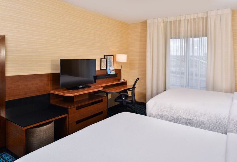 חדר סטנדרט שתי מיטות זוגיות, Fairfield Inn & Suites By Marriott Eugene East/springfield