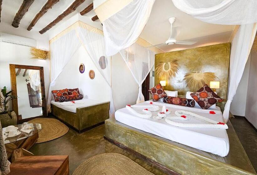 بانگلوی استاندارد با چشم‌انداز دریا, Milele Beach Resort