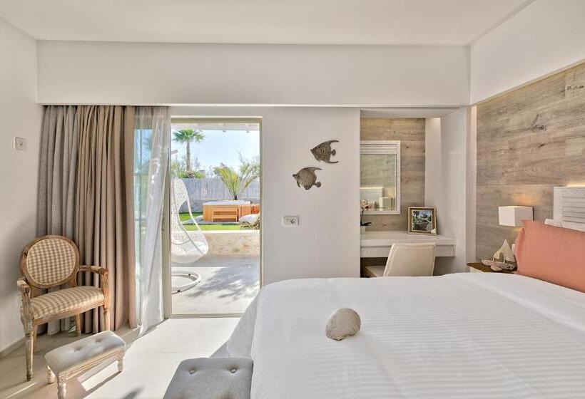 Люкс с гидромассажем, White Pearls Luxury Suites   Adults Only
