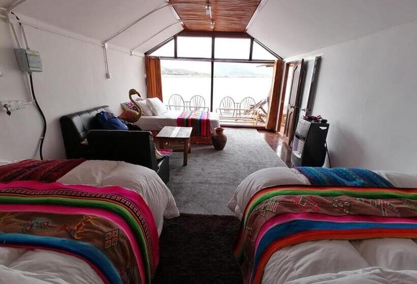 اتاق استاندارد با چشم‌انداز دریاچه, Uros Lake Titicaca Lodge