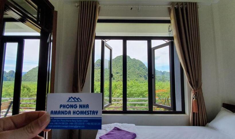 اتاق استاندارد با چشم‌انداز کوهستان, Phong Nha Amanda Homestay