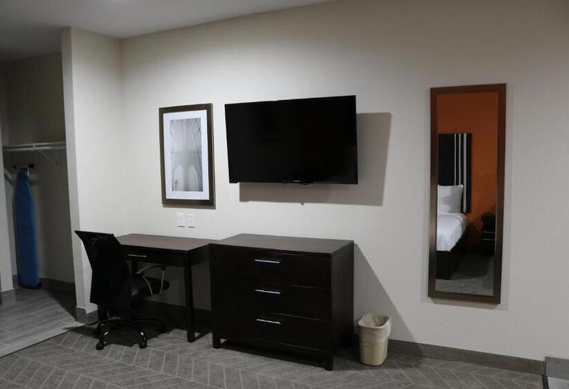 Engelliler için Büyük Çift Kişilik Yataklı Standart Oda, Scottish Inn & Suites  Iah Airport