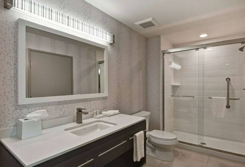 带双人床的标准工作室, Home2 Suites By Hilton Hot Springs