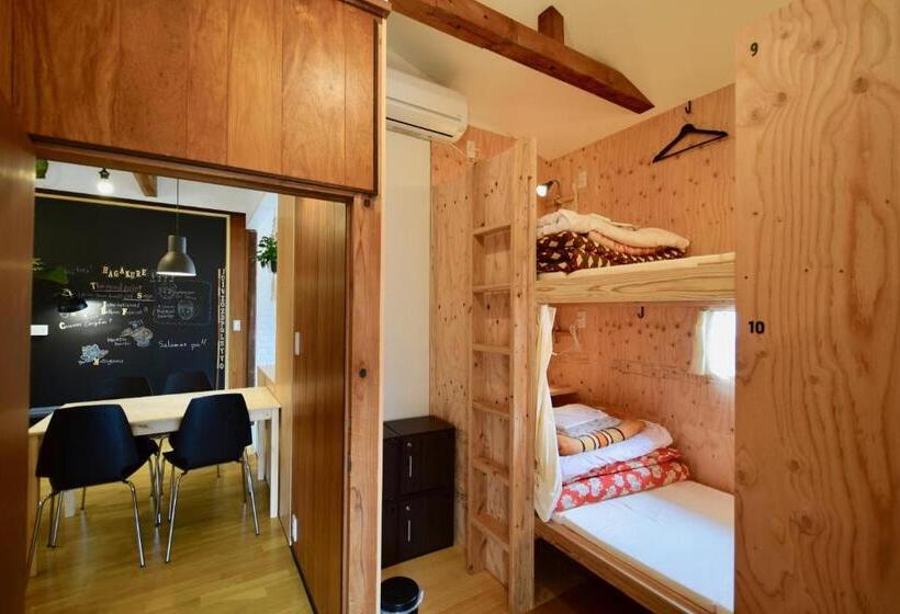 经济四人间 - 带共用浴室, Saga International Guesthouse Hagakure