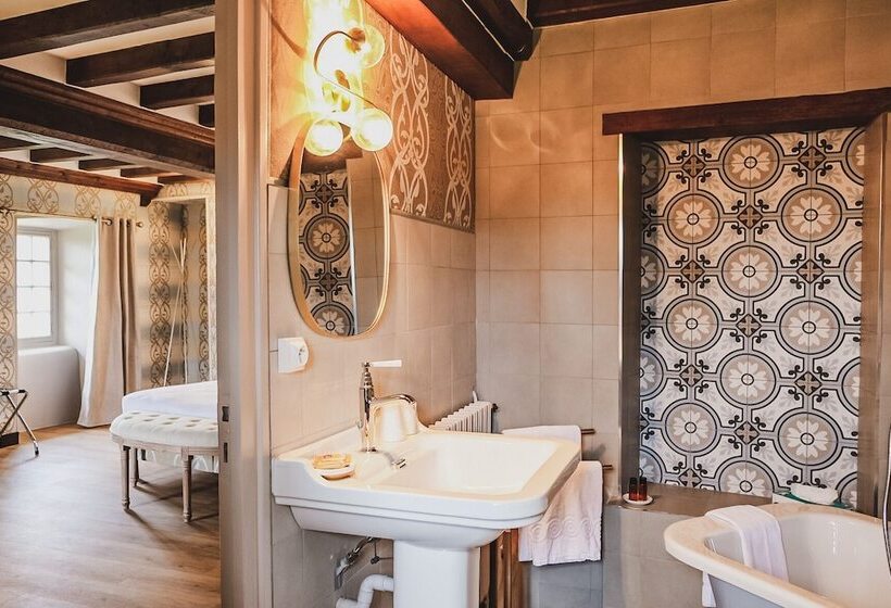 Номер Deluxe, Le Château De La Roque Logis Hôtels