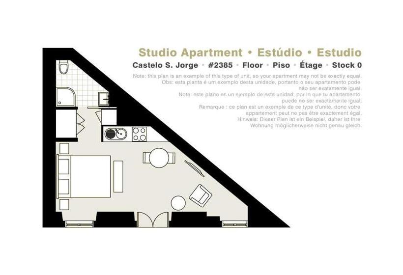 Monolocale Standard, Lisbon Serviced Apartments   Castelo S. Jorge