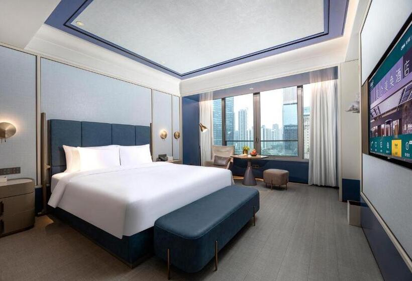 Deluxe Værelse King Size Seng, Maxx By Steigenberger Guangzhou Zhujiang New Town   Free Shuttle Bus To Canton Fair Complex During C