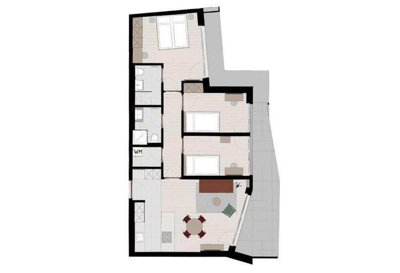 带3个卧室的公寓, Astor Apartments