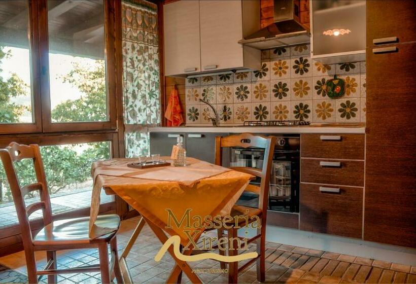 آپارتمان 1 خوابه با چشم‌انداز باغ, Masseria Xireni