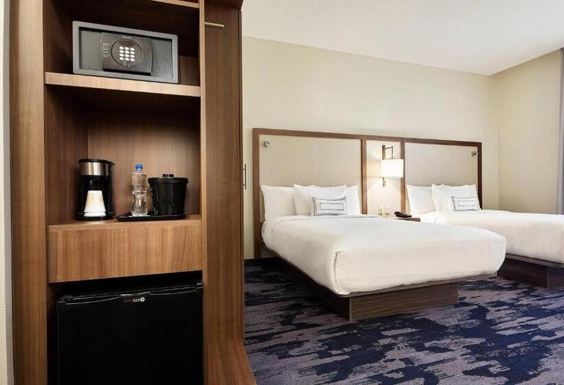 Quarto Estandar 2 Camas Casal, Fairfield Inn & Suites Silao Guanajuato Airport