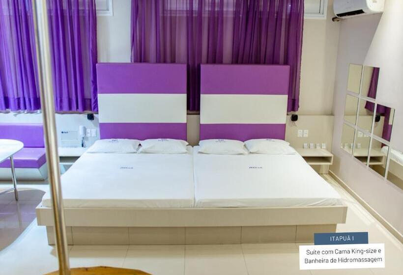 스위트 킹사이즈 침대, Motel Itapuã I Fx Nova Camobi