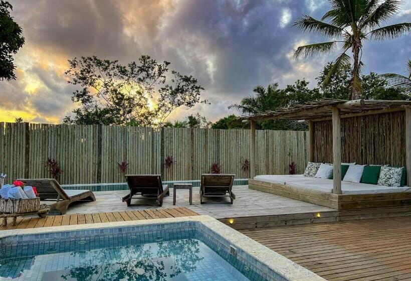 침실 1개 주택, Riviera Trancoso   Bangalos Vista Mar