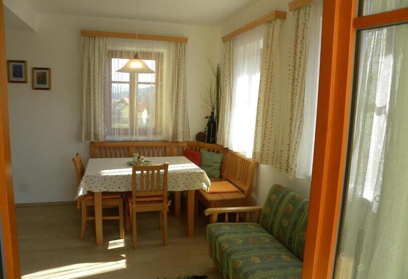 דירת 2 חדרים עם טרסה, Gästehaus Lisa