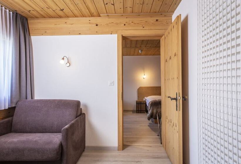 Семейный Номер, Hôtel Alpina   Swiss Ski & Bike Lodge Grimentz