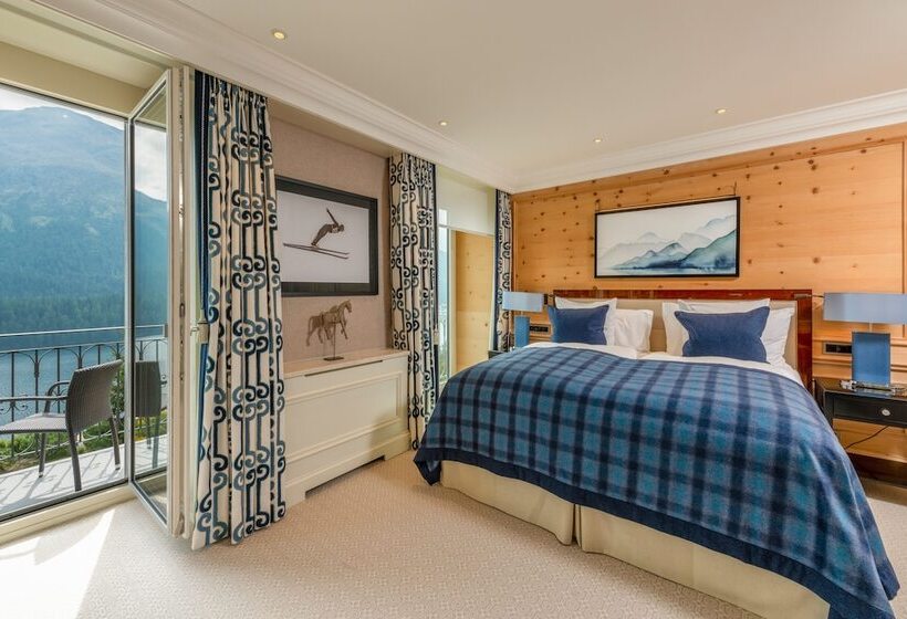 اتاق لوکس با چشم‌انداز دریاچه, Kulm Hotel St. Moritz