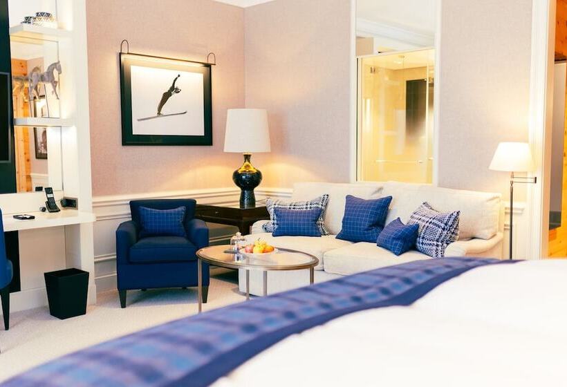 اتاق لوکس با چشم‌انداز دریاچه, Kulm Hotel St. Moritz