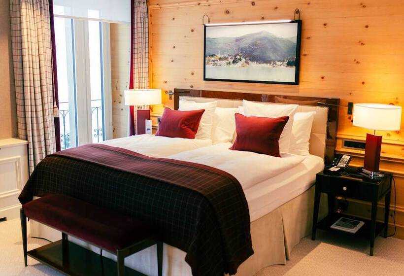 اتاق لوکس با چشم‌انداز دریاچه, Kulm Hotel St. Moritz