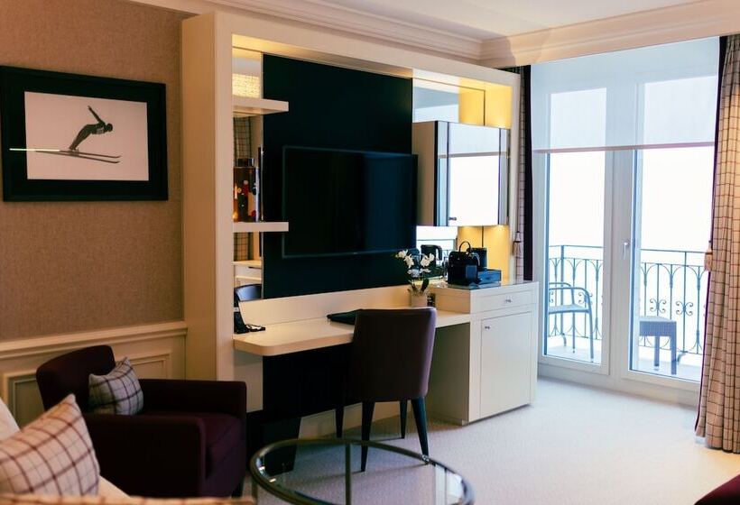 اتاق لوکس با چشم‌انداز دریاچه, Kulm Hotel St. Moritz