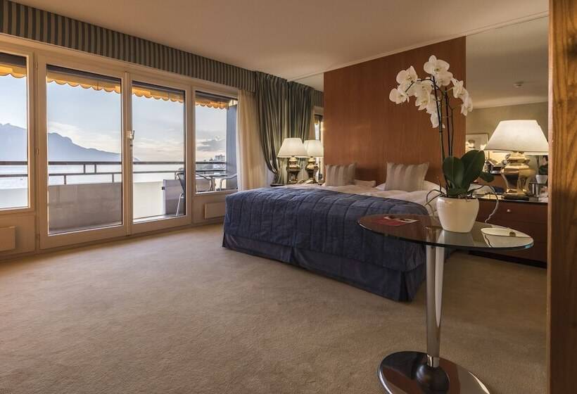 اتاق لوکس با چشم‌انداز دریاچه, Royal Plaza Montreux