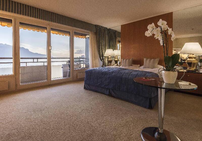 اتاق لوکس با چشم‌انداز دریاچه, Royal Plaza Montreux