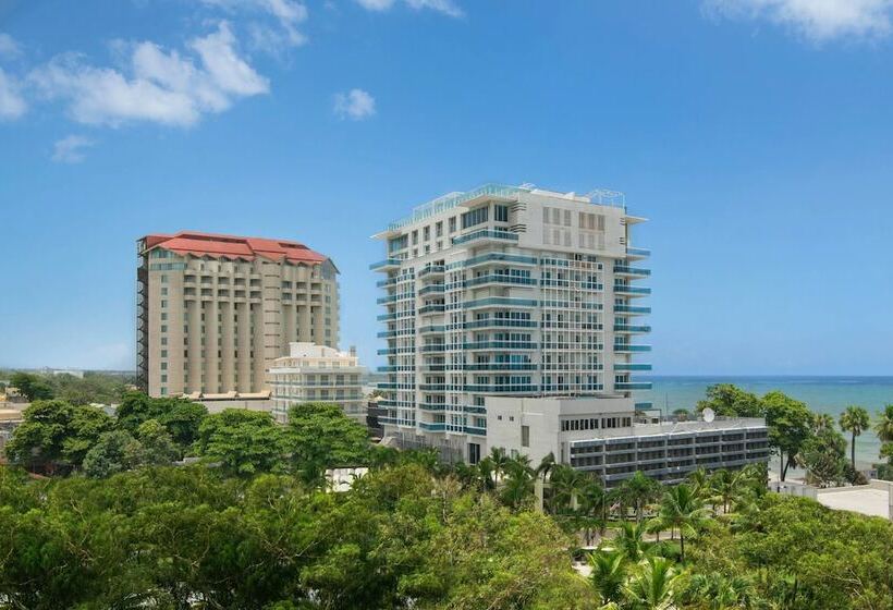 带海景的俱乐部房间, Sheraton Santo Domingo