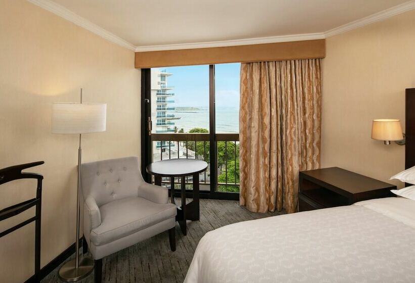 带海景的俱乐部房间, Sheraton Santo Domingo