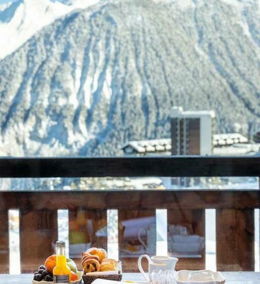 اتاق استاندارد با بالکن, Grand Hôtel Courchevel 1850