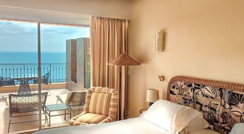 디럭스 룸 바다 전망, Hôtel La Pérouse Nice Baie Des Anges   Recently Fully Renovated