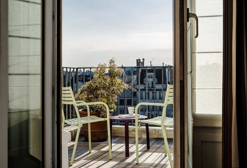 اتاق استاندارد با چشم‌انداز, Hôtel Parc Saint Séverin   Esprit De France