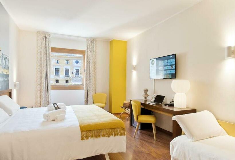 اتاق استاندارد سه تخته با چشم‌انداز, B&B Hotel Palermo Quattro Canti