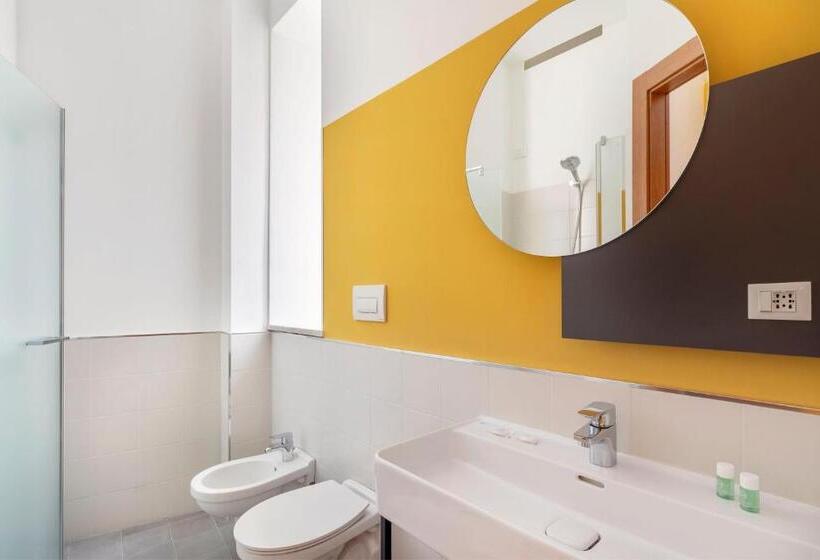 اتاق استاندارد سه تخته با چشم‌انداز, B&B Hotel Palermo Quattro Canti