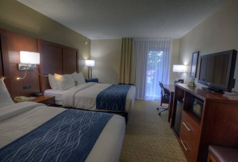 Номер Стандарт 2 Двуспальные Кровати, Comfort Inn & Suites Rochelle   Dekalb