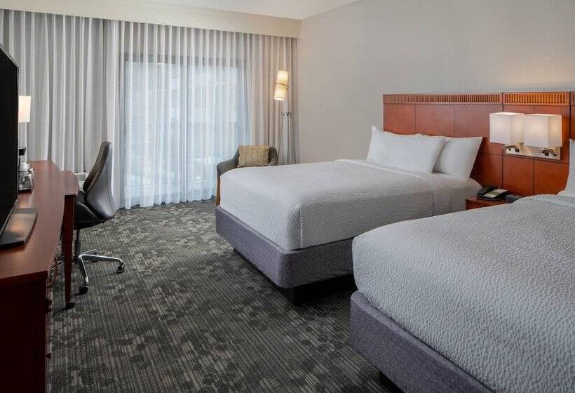 اتاق استاندارد با 2 تخت دوبل, Courtyard By Marriott Nashville Airport