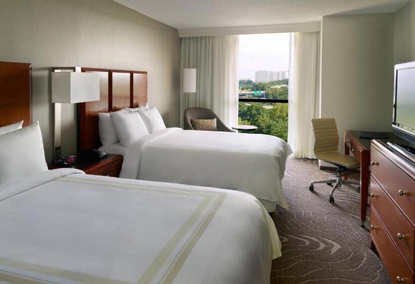 스탠다드 룸 더블 침대 2개, Atlanta Marriott Northwest At Galleria