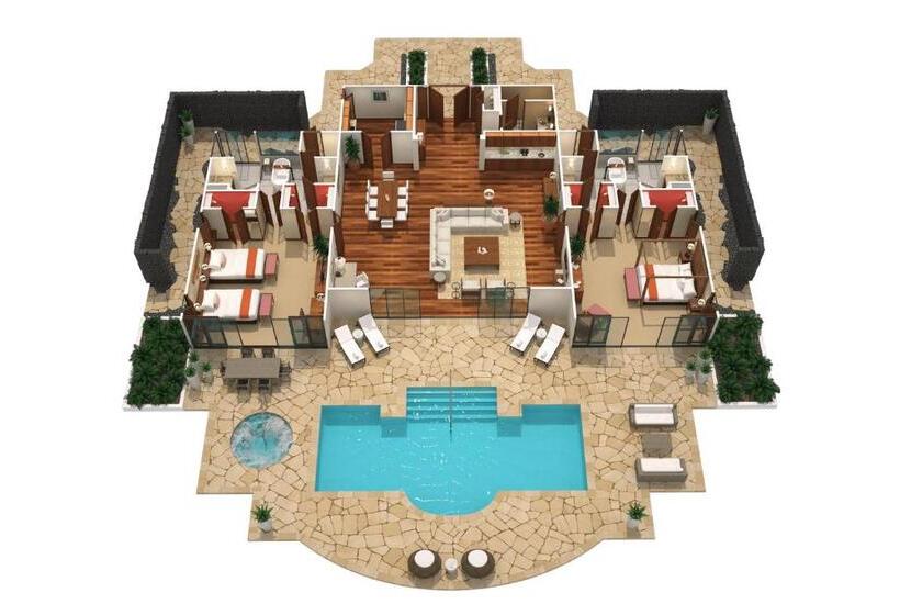 Апартаменты 2 Спальни Вид на Море, Mauna Lani, Auberge Resorts Collection