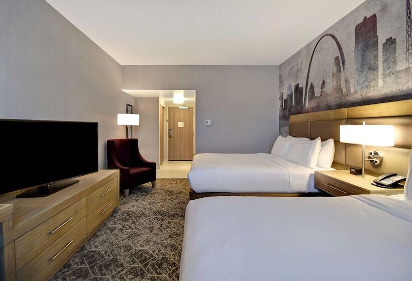 Номер Стандарт 2 Двуспальные Кровати, Doubletree By Hilton St. Louis Airport