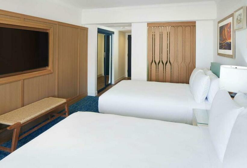اتاق استاندارد با تخت دو نفره بزرگ, Outrigger Reef Waikiki Beach Resort
