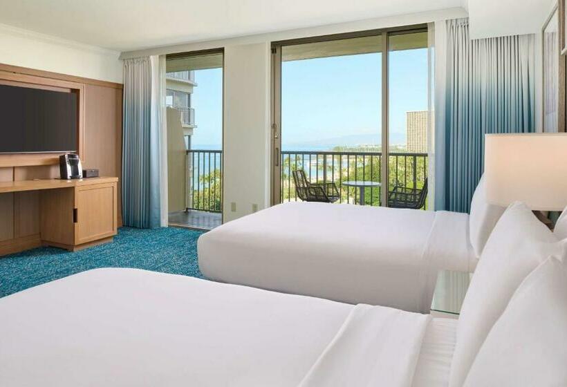 اتاق استاندارد با چشم‌انداز دریا, Outrigger Reef Waikiki Beach Resort