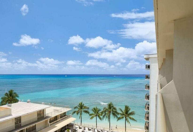 اتاق استاندارد با چشم‌انداز دریا, Outrigger Reef Waikiki Beach Resort