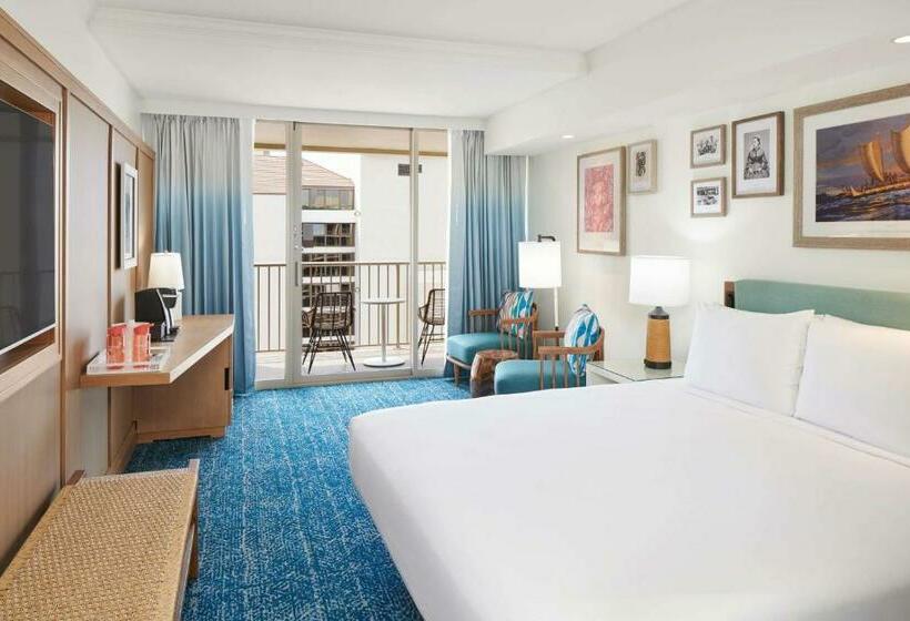 اتاق استاندارد با چشم‌انداز دریا, Outrigger Reef Waikiki Beach Resort