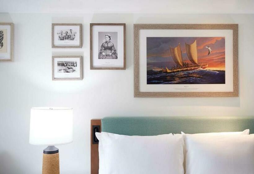 اتاق استاندارد با تخت بزرگ, Outrigger Reef Waikiki Beach Resort