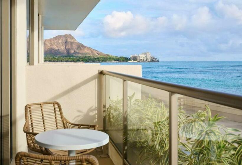 اتاق استاندارد با تخت بزرگ, Outrigger Reef Waikiki Beach Resort