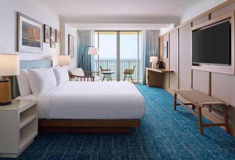 اتاق استاندارد با تخت بزرگ, Outrigger Reef Waikiki Beach Resort
